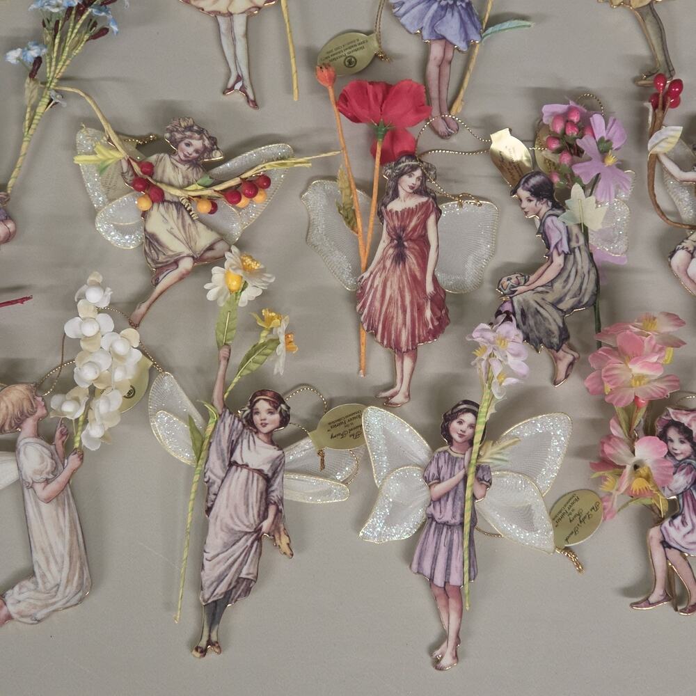 Bradford Editions Flower Fairies Complete 36 Ornament Collection w/ COAs 2000 - Picture 7 of 12
